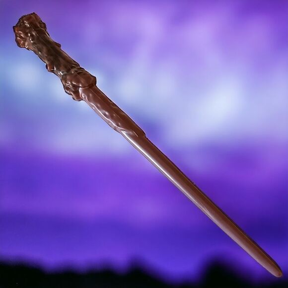 Harry Potter Ron Weasley Wand Magic Magical Brown Plastic Cosplay Halloween - Picture 1 of 13